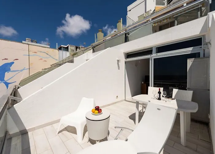 Great Terrace Sea Views - Wifi By Canariasgetaway